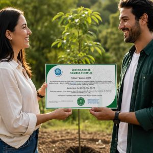 Regalar un árbol con certificado personalizado de siembra forestal en Colombia